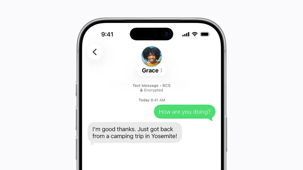 iPhone users running iOS 26.5 will begin seeing a new lock icon in RCS chats indicating that messages in the chat are end-to-end encrypted.