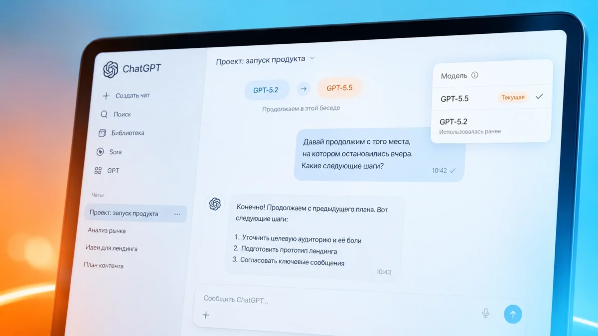 GPT-5.2 удалили из ChatGPT: что будет со старыми чатами