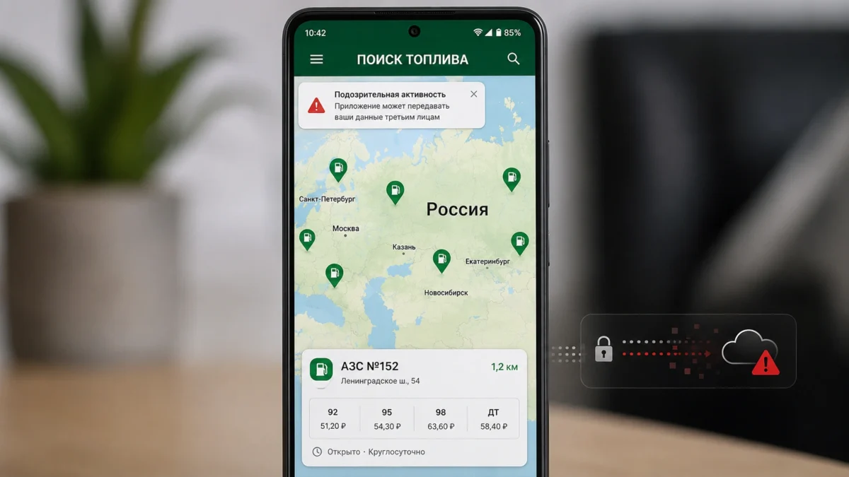 Поддельное приложение для поиска топлива на Android ворует данные