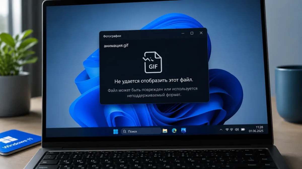 GIF в Windows 11 перестают работать без обновления