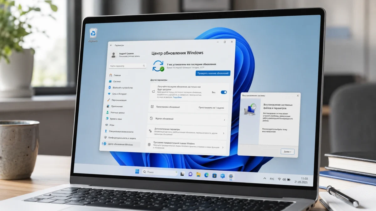 Вышло KB5095093 для Windows 11: фикс Корзины и Point-in-Time restore