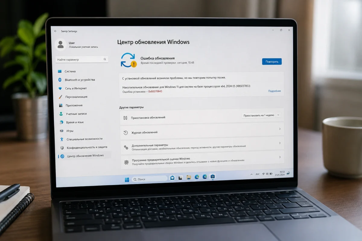 Windows 11: частые ошибки обновлений и как их исправить