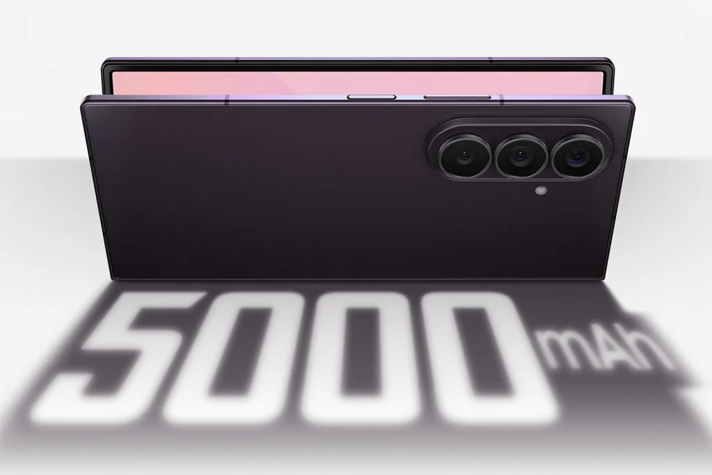 Galaxy Z Fold 8 Ultra и обозначение ёмкости батареи 5000 мА·ч