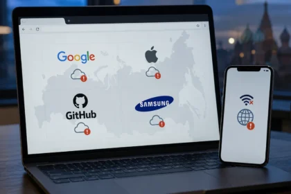 Google, Apple, GitHub и Samsung не открывались в России