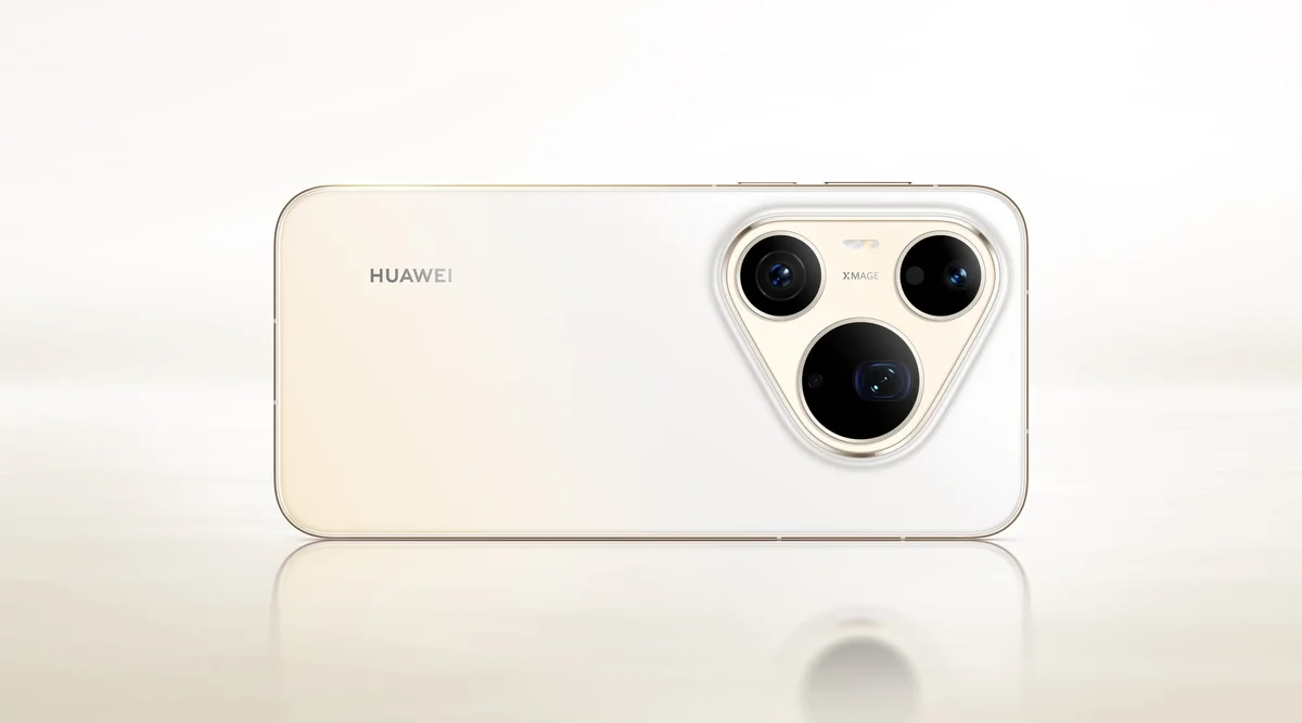 Белая перламутровая задняя панель Huawei Pura 90s Pro Max
