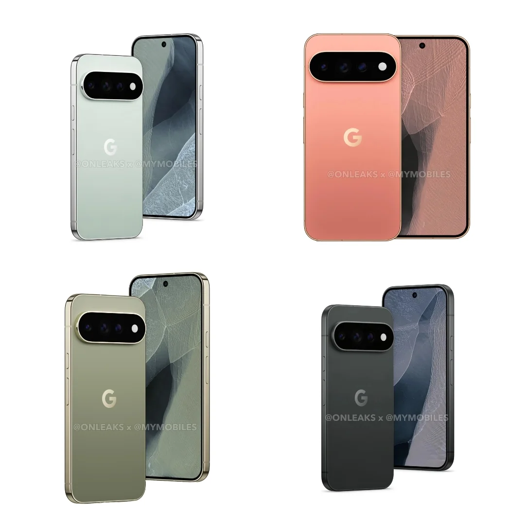 Расцветки Google Pixel 11 Pro по данным утечки