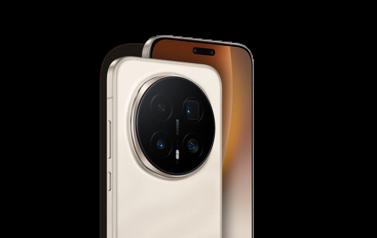 Круглый камерный блок Honor Magic 8 Pro крупным планом и фронтальная часть смартфона