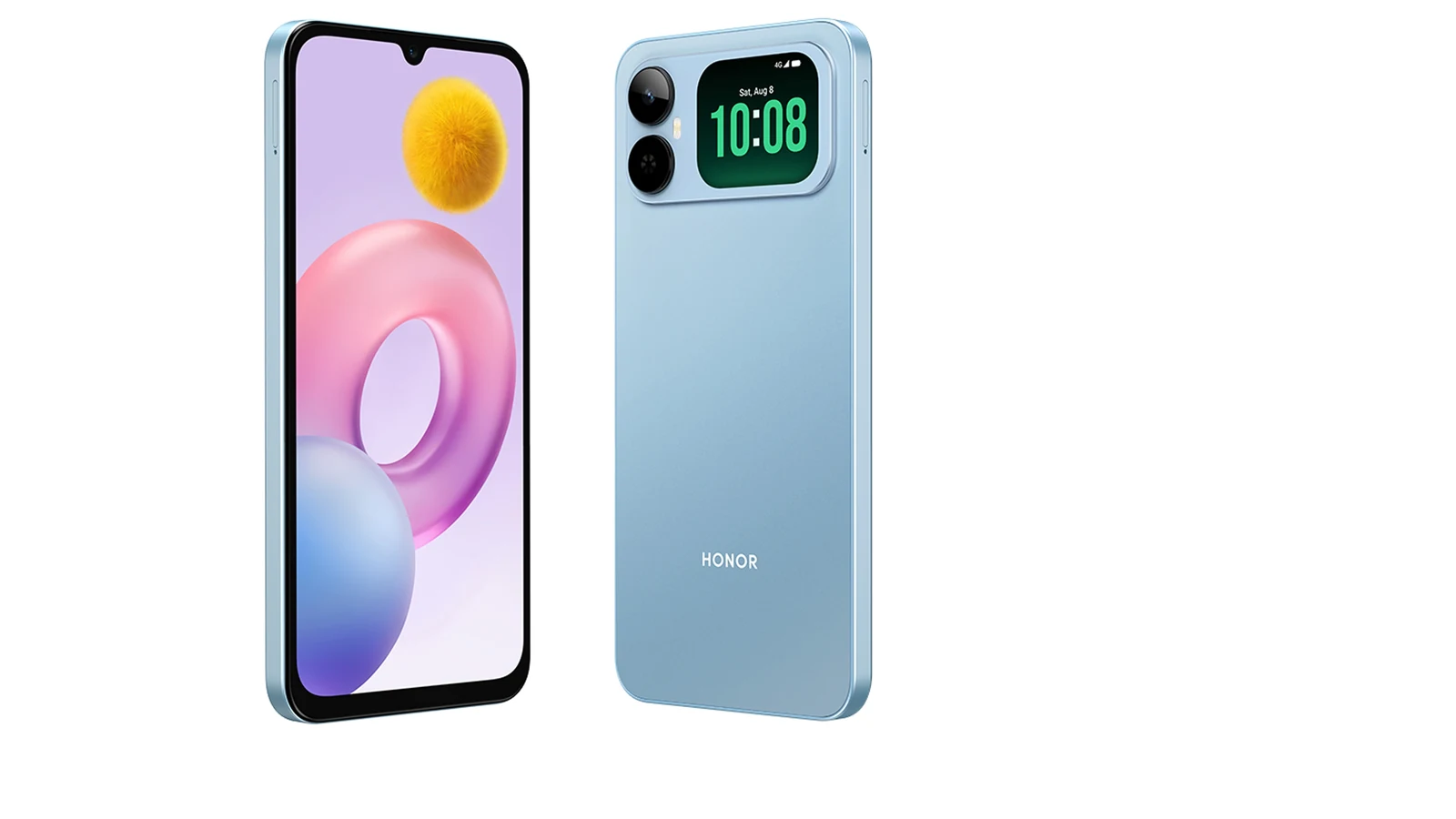 Смартфон Honor Play20A: фронтальный экран и второй дисплей в блоке камеры на задней панели