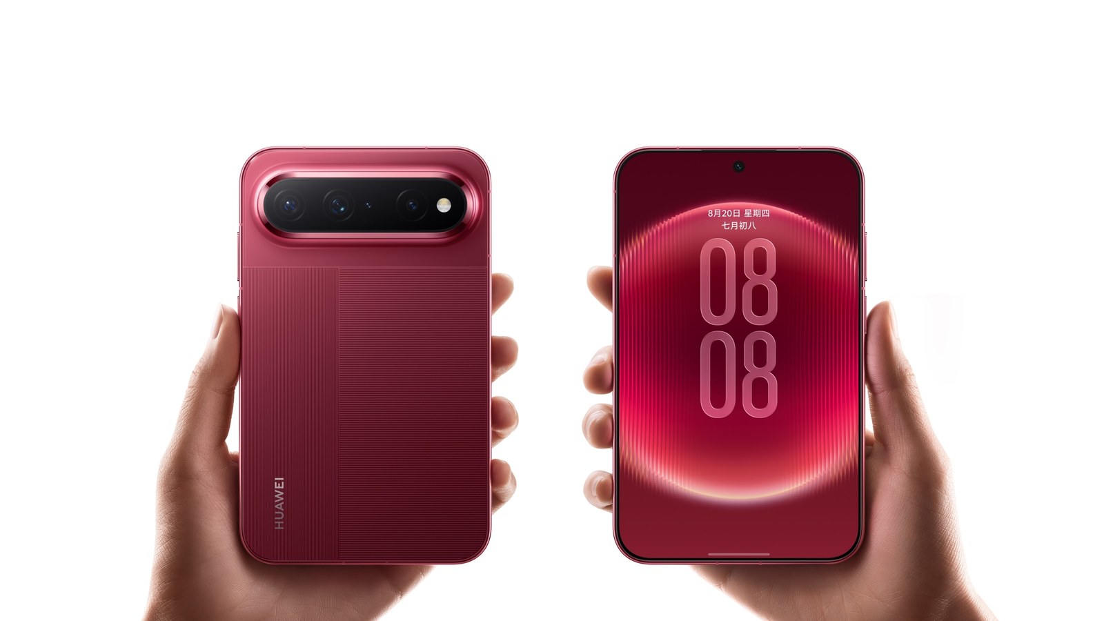 Смартфон Huawei Pura X View, вид спереди и сзади