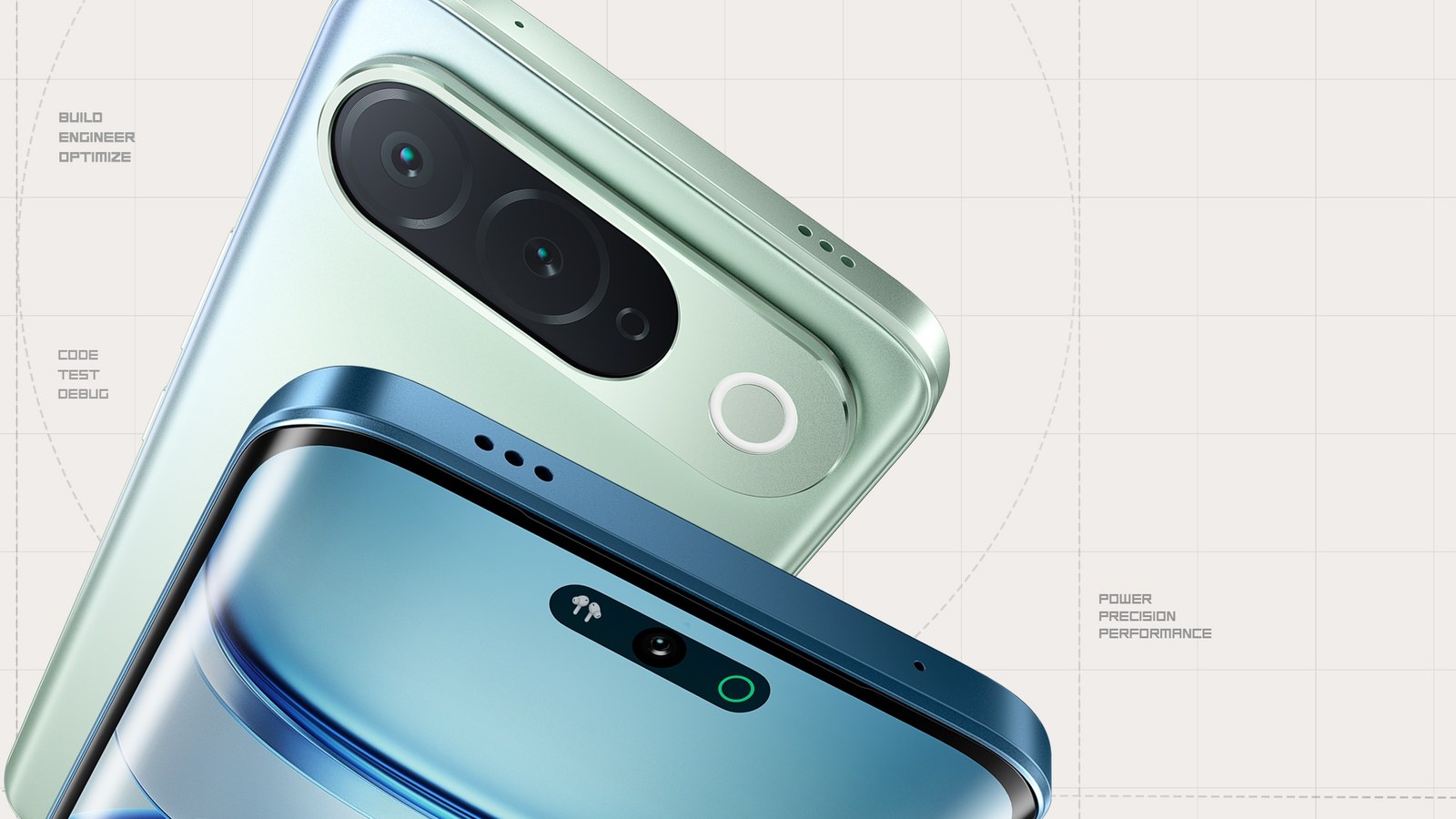 Смартфоны iQOO Z11 в расцветках Aurora Green и Celestial Blue