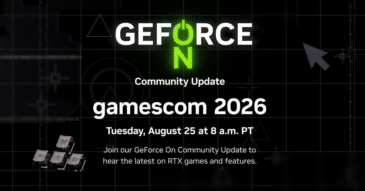 NVIDIA GeForce ON на gamescom 2026