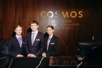 Стойка регистрации отеля Cosmos Selection Москва Внуково