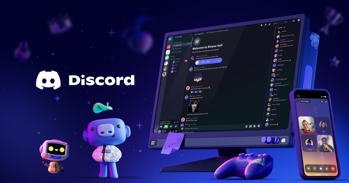 Официальное изображение Discord с логотипом сервиса