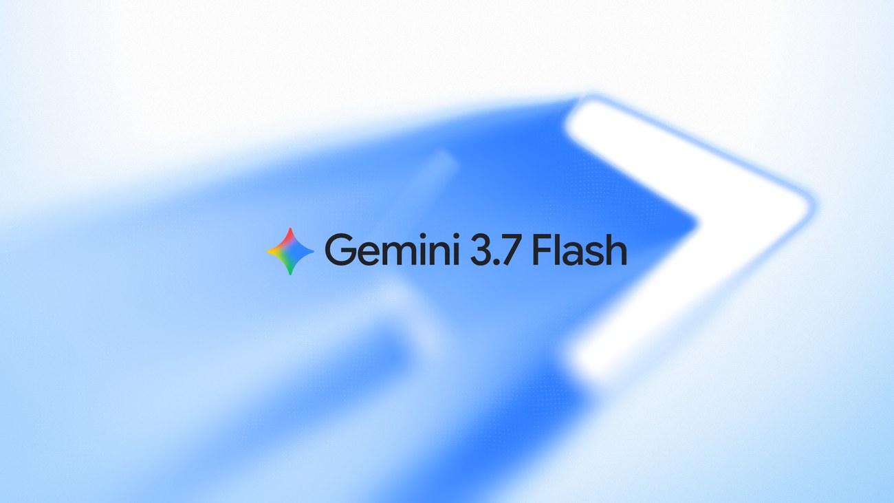 Заставка Google к анонсу модели Gemini 3.7 Flash