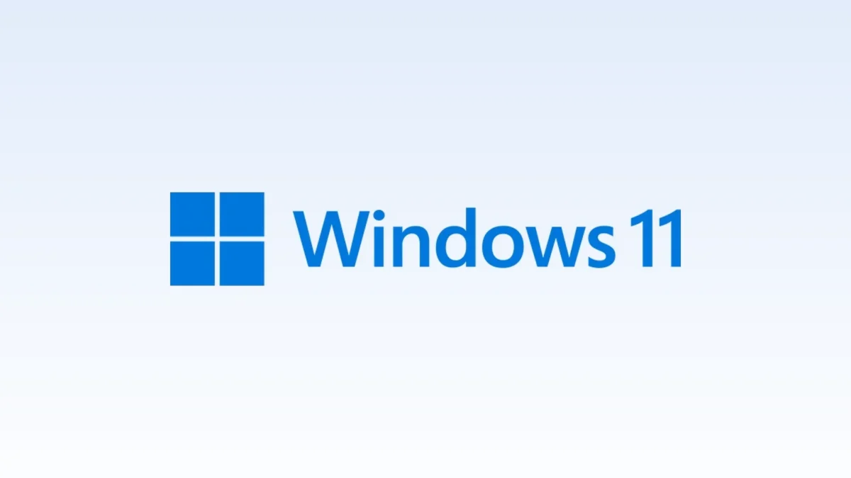 Логотип Windows 11 на светлом фирменном фоне