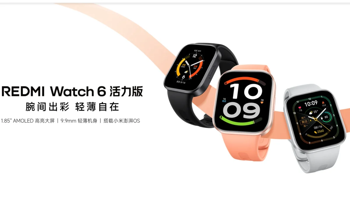 Redmi Watch 6 Active в трёх цветах