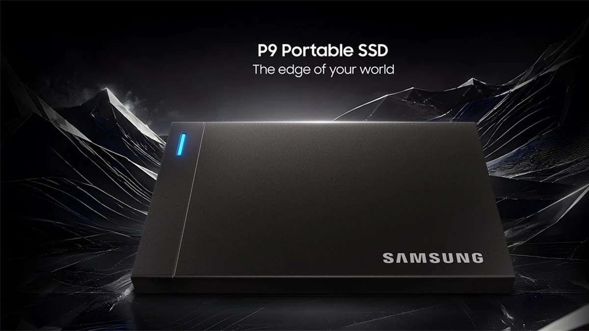 Официальное изображение портативного SSD Samsung P9