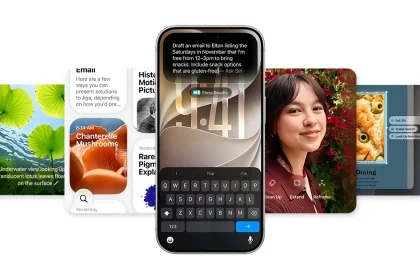 Apple Intelligence на официальном изображении Apple