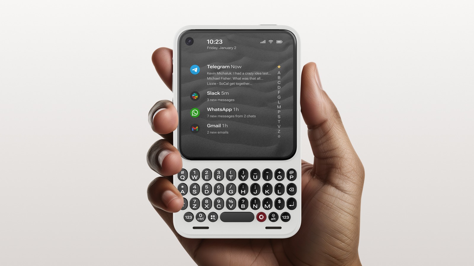 Смартфон Clicks Communicator с QWERTY-клавиатурой