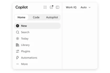 Интерфейс Microsoft Copilot — официальное изображение Microsoft