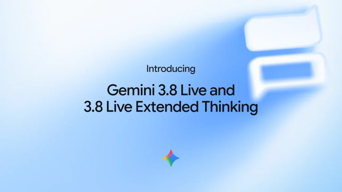 Gemini 3.8 Live — официальная обложка Google