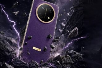 Смартфон HONOR X9e Pro фиолетового цвета на официальном тизере