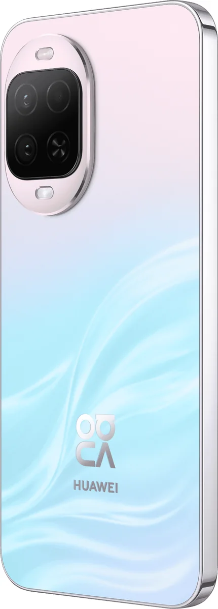 Huawei nova 16z в цвете «переливающийся голубой», вид сзади