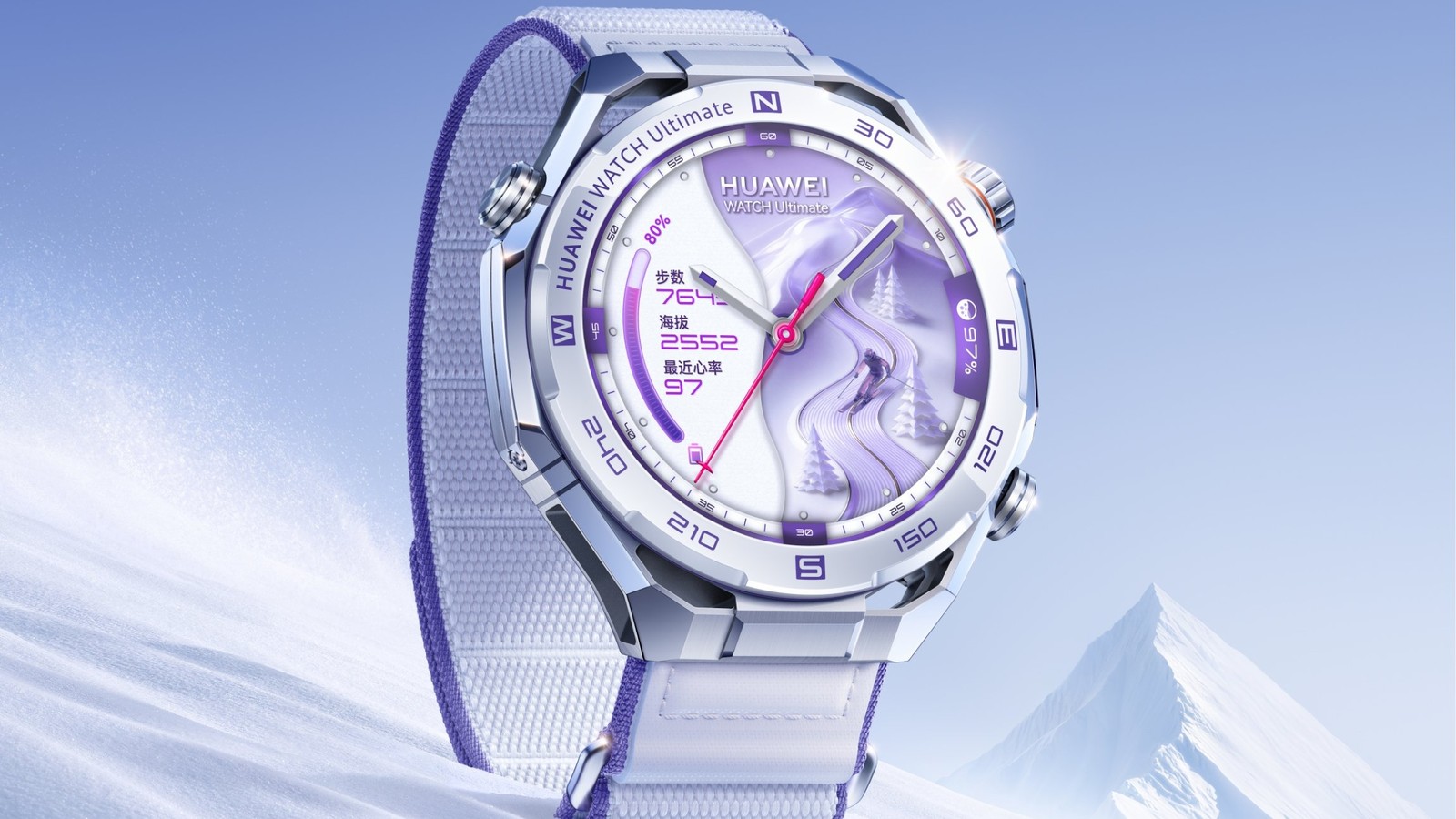 Часы Huawei Watch Ultimate 2 в версии Snow White