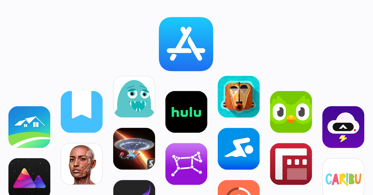 Иконка App Store на официальном изображении Apple