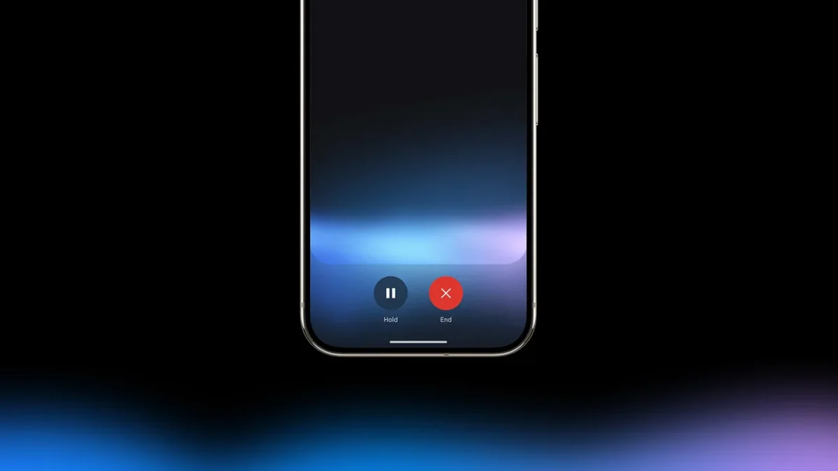 Интерфейс Gemini на экране Android-смартфона