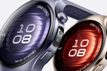Смарт-часы Huawei Watch 5 в фиолетовом и золотистом корпусе