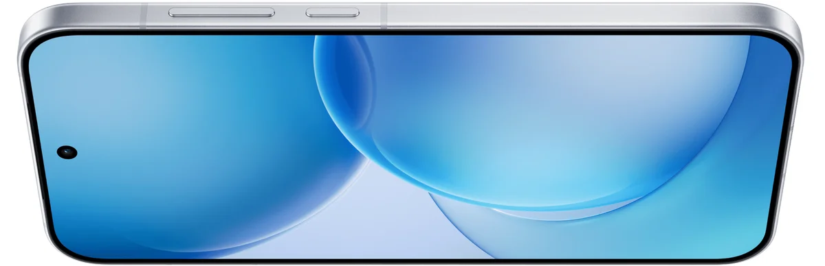 Экран Oppo Reno 16 Pro с тонкими рамками, горизонтальный вид спереди