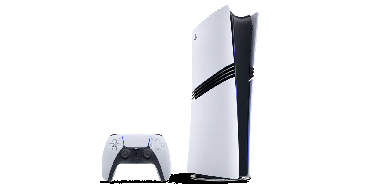 PlayStation 5 Pro с геймпадом DualSense — официальное изображение Sony