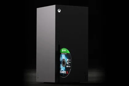 Xbox Series X с диском — иллюстрация Xbox к программе Disc to Digital