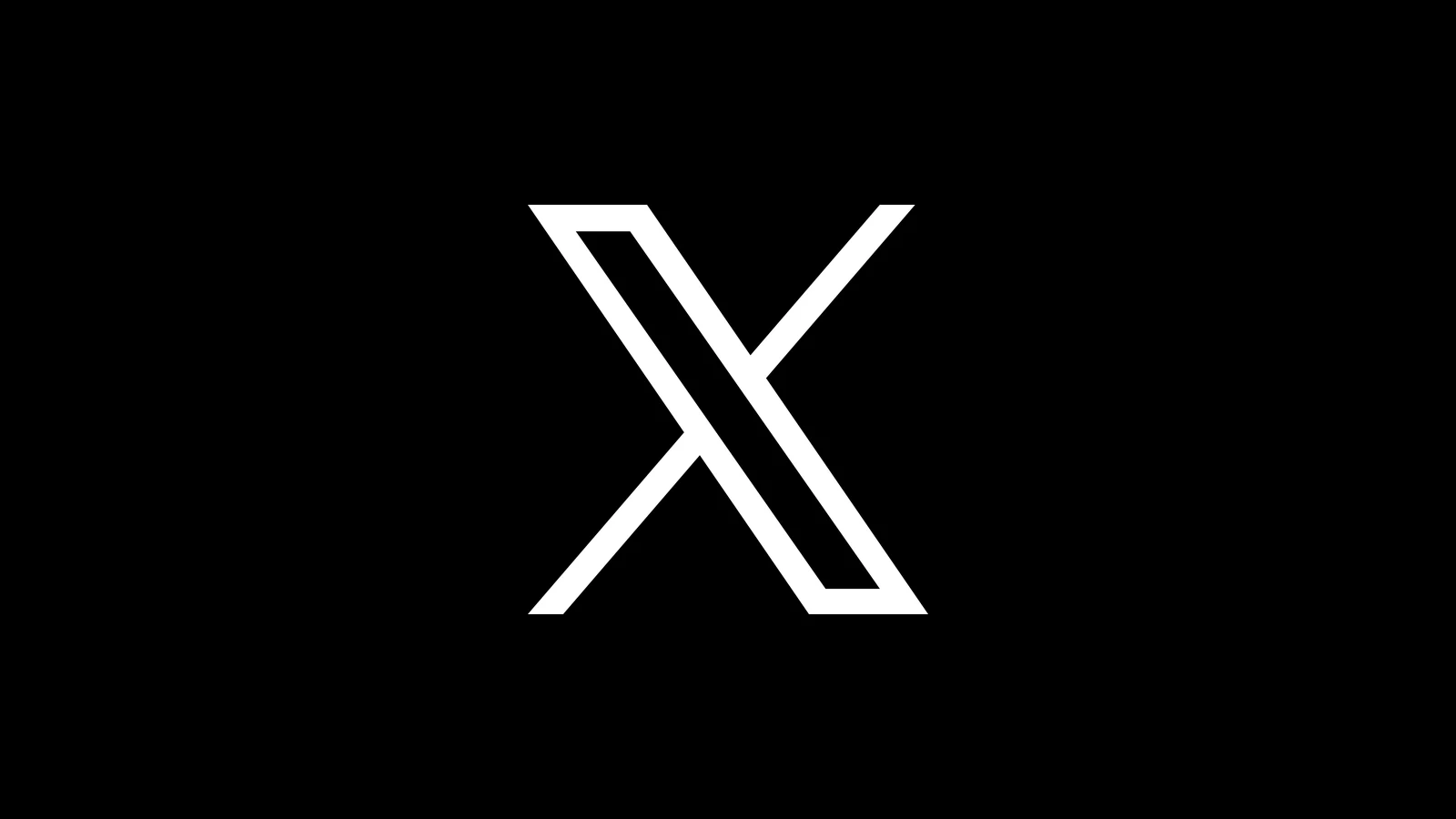Логотип X — официальный фирменный знак компании