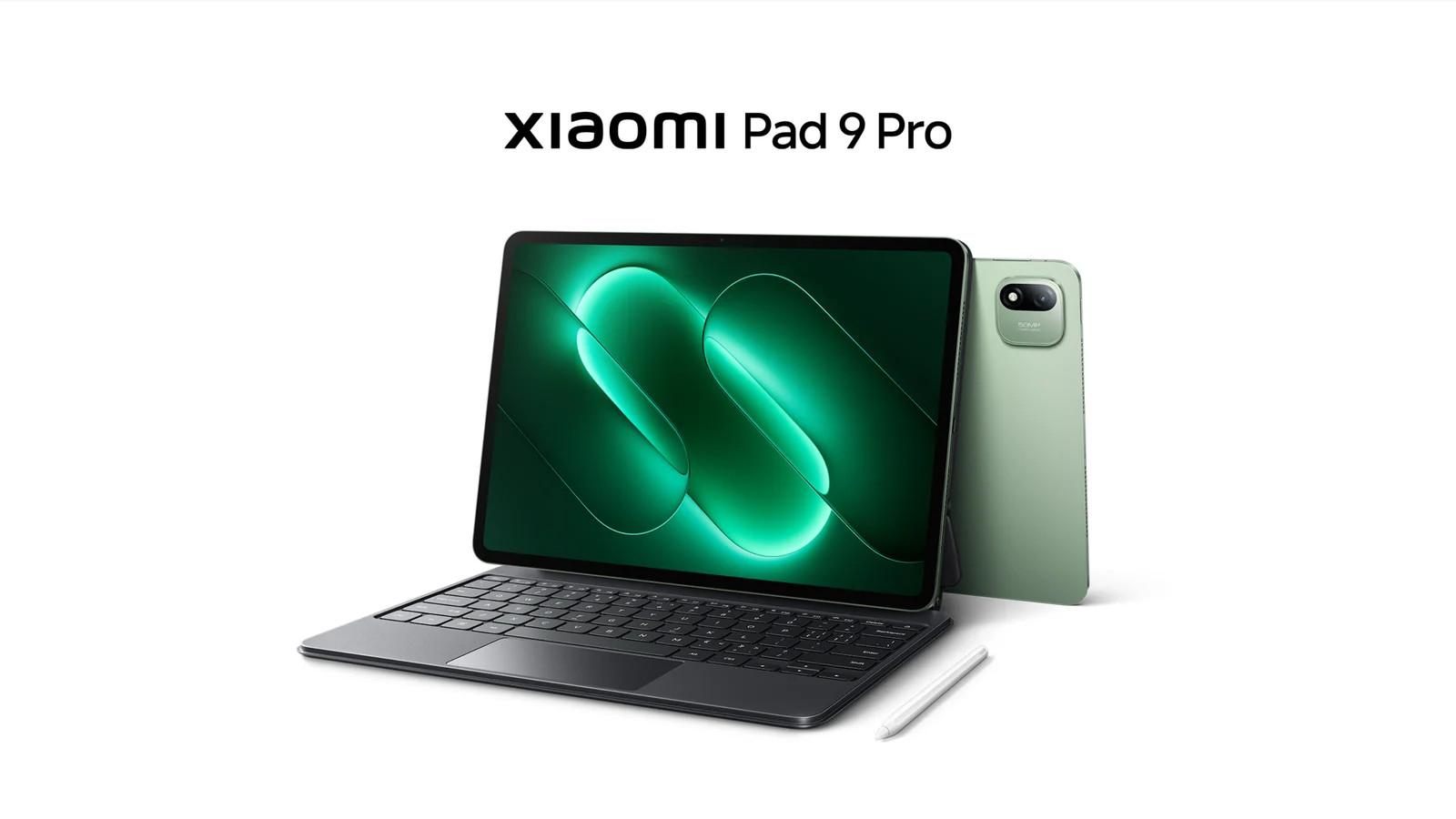 Xiaomi Pad 9 Pro с клавиатурой и стилусом — официальное изображение Xiaomi