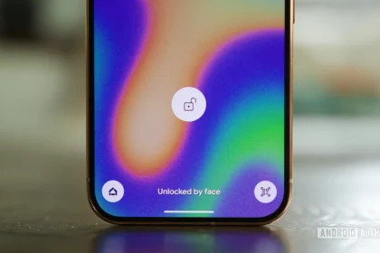 Экран блокировки Pixel 11 Pro с разблокировкой по лицу