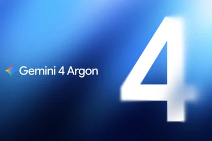 Gemini 4 Argon — официальная заставка Google