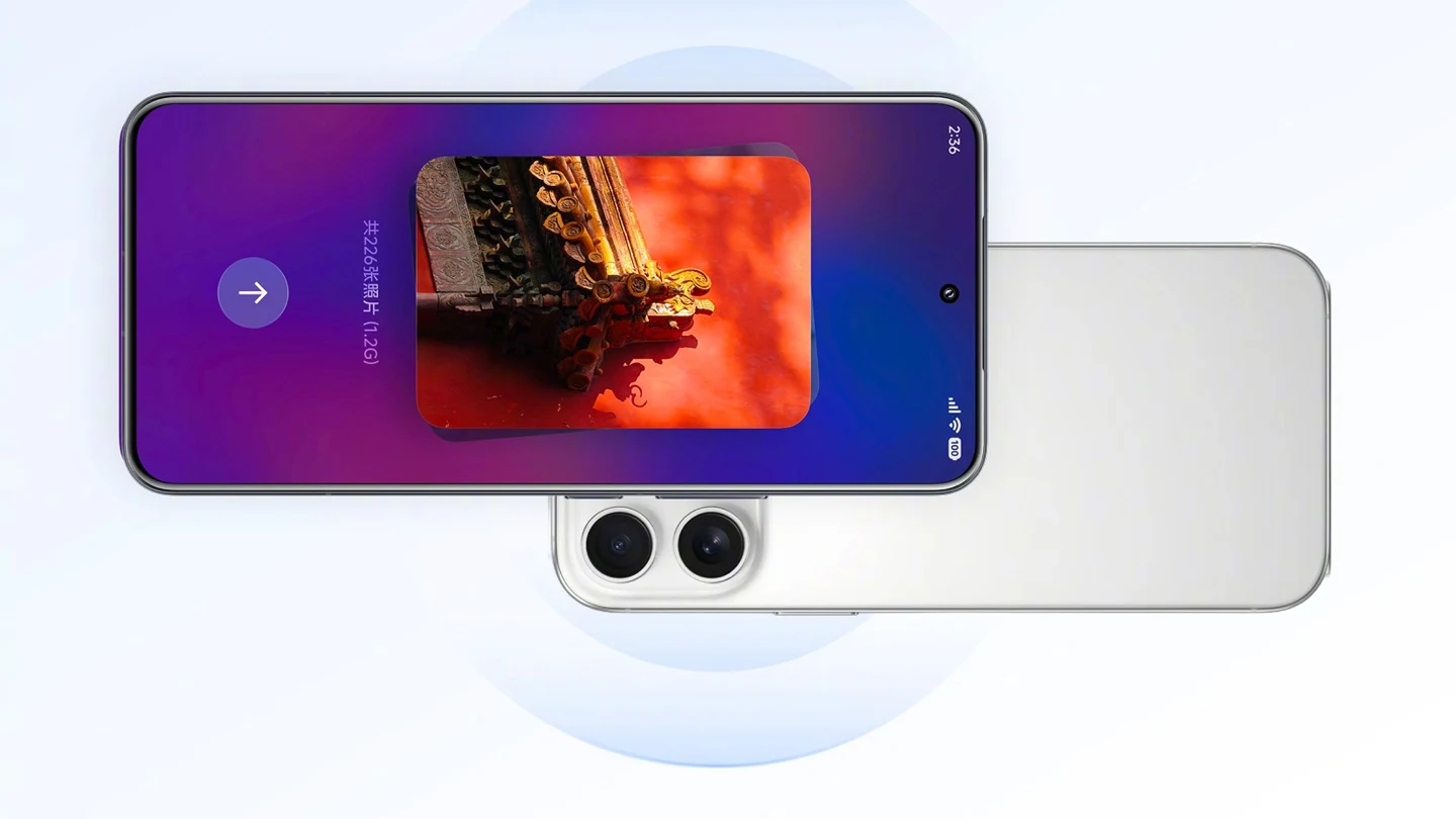 Обмен фото между смартфоном Xiaomi и iPhone в HyperOS 4