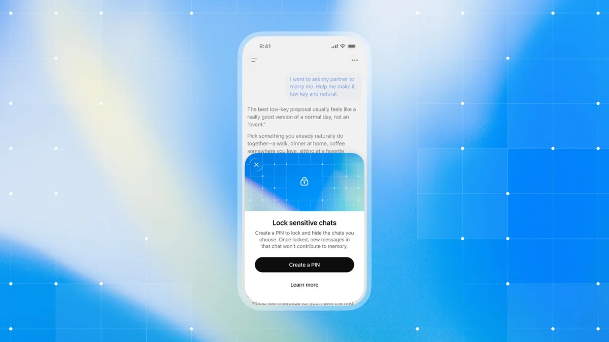 ChatGPT теперь прячет чаты за PIN-кодом и Face ID: как заблокировать переписку
