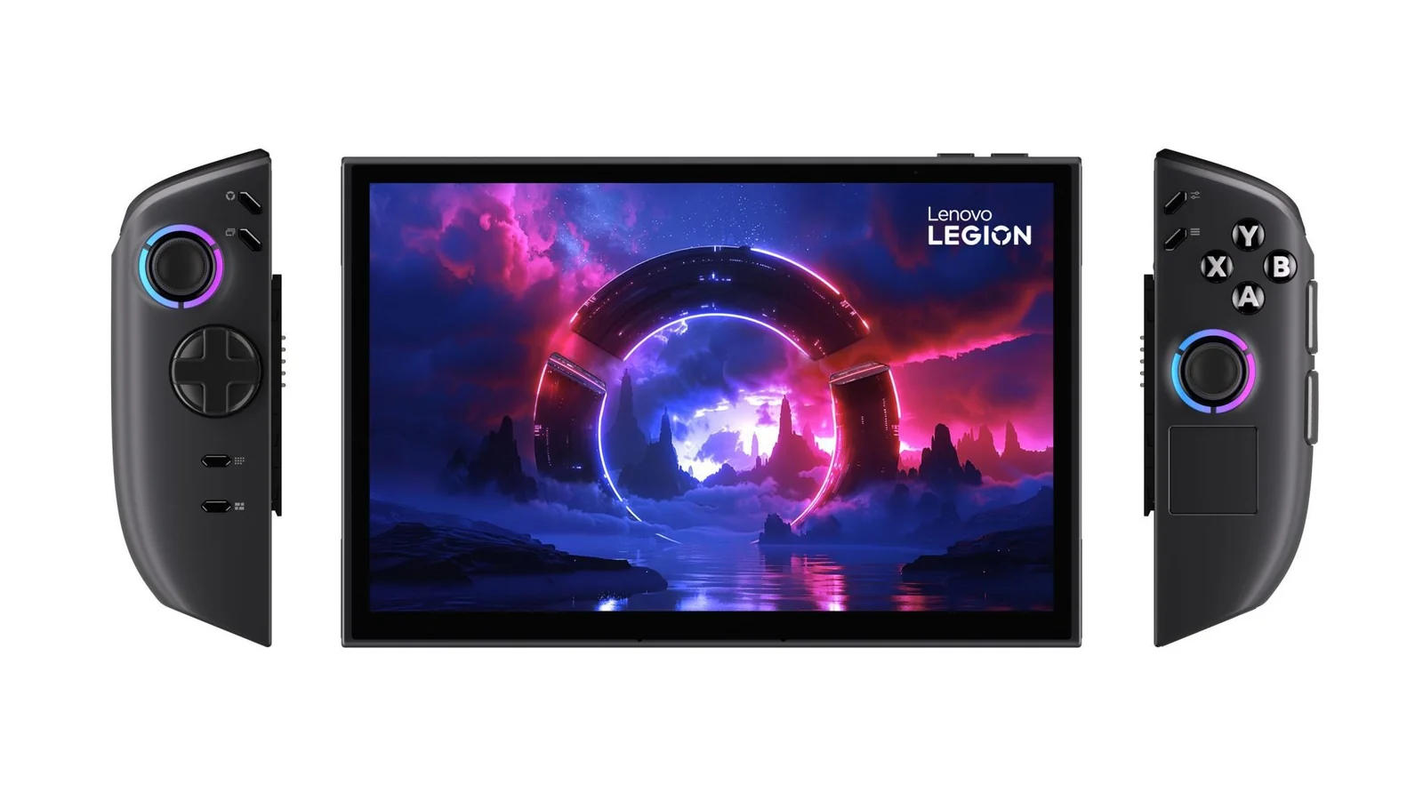 Портативная консоль Lenovo Legion Go Gen 2 со снятыми контроллерами