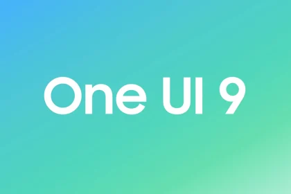 Логотип One UI 9 на фирменном градиенте Samsung