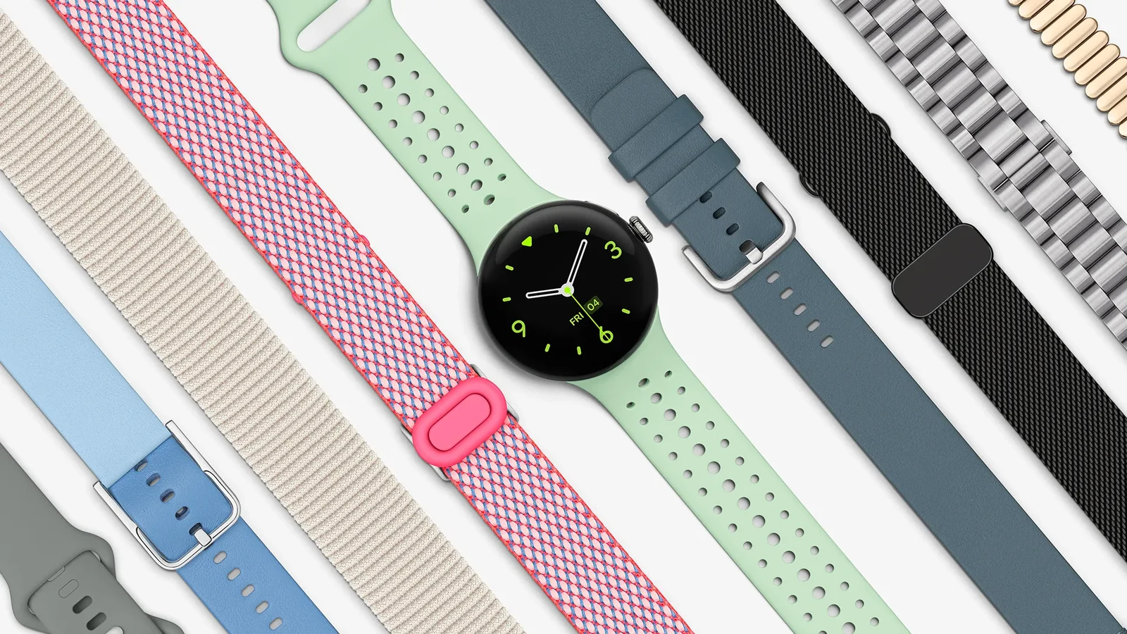 Часы Google Pixel Watch 3 с ремешками