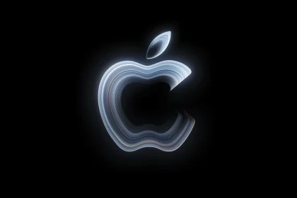 Логотип Apple из приглашения на презентацию Pro and tell 28 октября