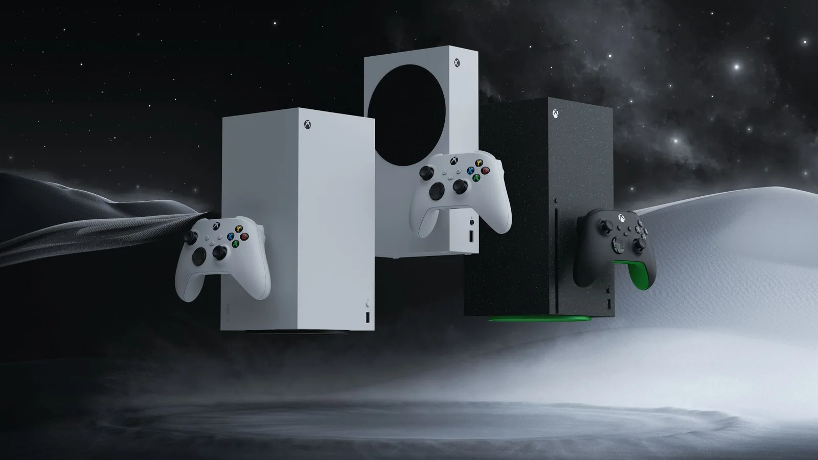 Консоли Xbox Series X и Series S — официальное изображение Microsoft