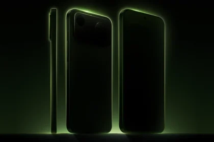 Силуэты Redmi K100 с зелёной подсветкой на официальном тизере