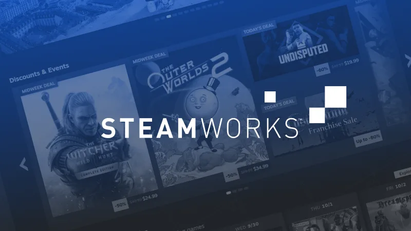 Раздел «Скидки и события» Steam — заставка Steamworks