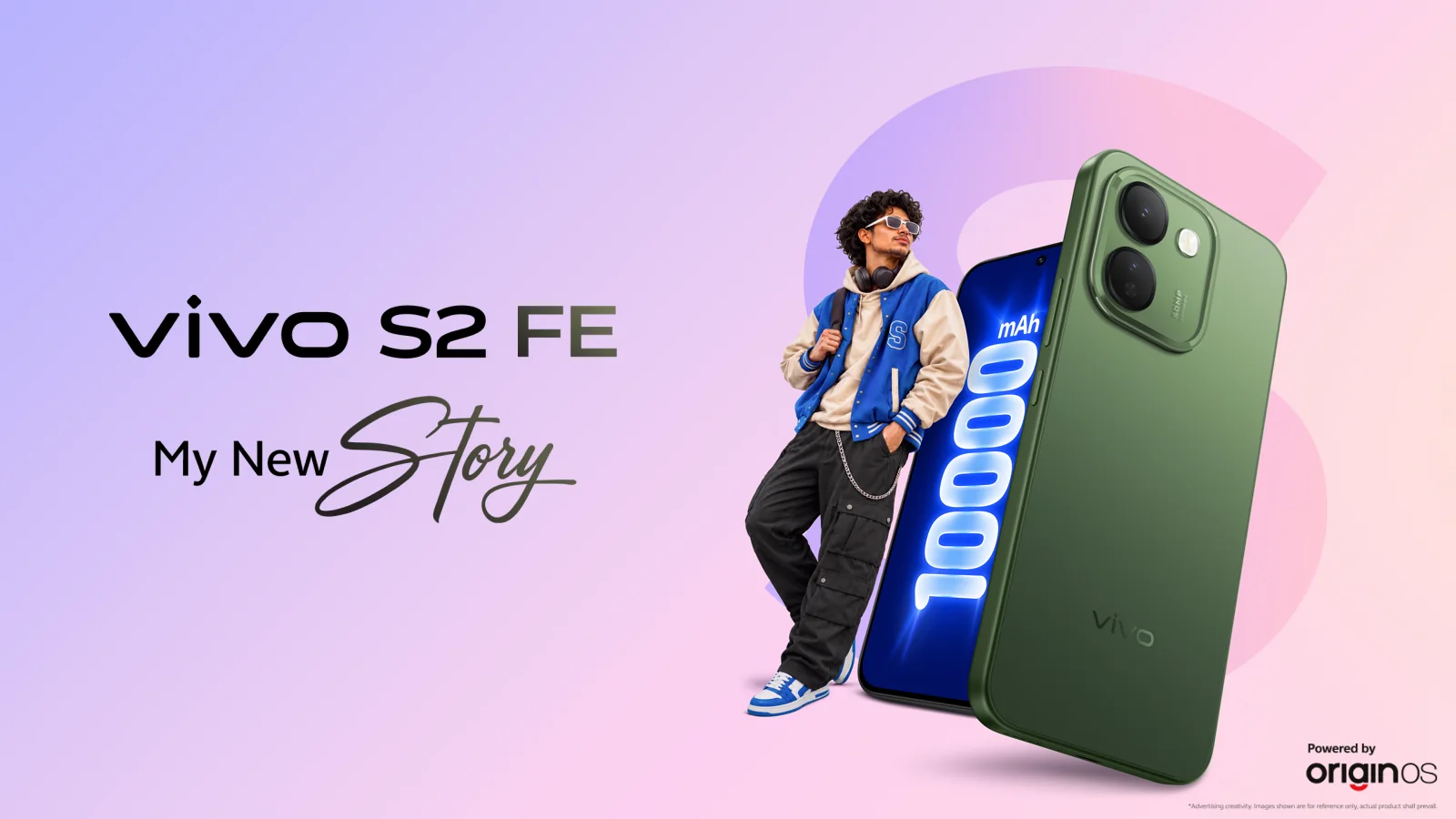 Смартфон vivo S2 FE в цвете Stellar Green