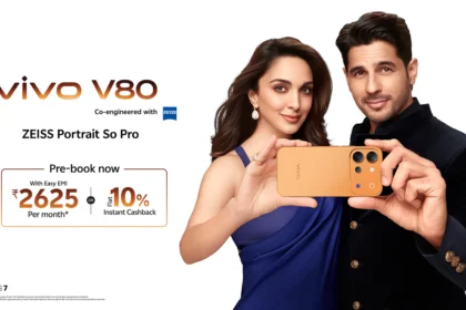 Смартфон vivo V80 в цвете Sunrise Anthem